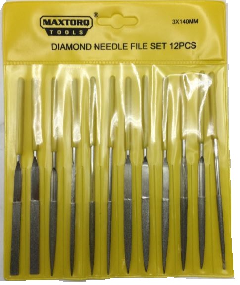 DIAMOND NEEDLE FILES SET - 12PCS